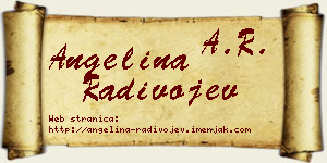 Angelina Radivojev vizit kartica